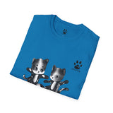Soccer Kittens Unisex T-Shirt - Some Soccer Fun From the Catletics Collection
