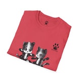 Soccer Kittens Unisex T-Shirt - Some Soccer Fun From the Catletics Collection