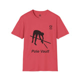 Pole Vaulter T-Shirt - Flying Over the Bar