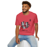 Soccer Kittens Unisex T-Shirt - Some Soccer Fun From the Catletics Collection