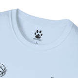 Basketball Cat Unisex T-Shirt - Feline Fun from our Catletics Collection