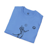Cat Volleyball T-Shirt - Paws Out!
