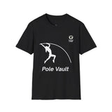 Pole Vaulter Softstyle T-Shirt: Taking flight