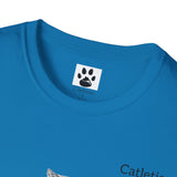 Cat Soccer Unisex Softstyle T-Shirt