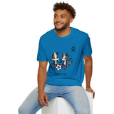 Soccer Kittens Unisex T-Shirt - Some Soccer Fun From the Catletics Collection