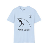Pole Vaulter Softstyle T-Shirt: Taking flight