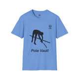 Pole Vaulter T-Shirt - Flying Over the Bar
