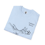 Soccer Cat Unisex T-Shirt