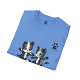 Soccer Kittens Unisex T-Shirt - Some Soccer Fun From the Catletics Collection