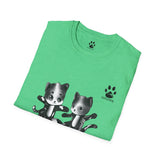 Soccer Kittens Unisex T-Shirt - Some Soccer Fun From the Catletics Collection