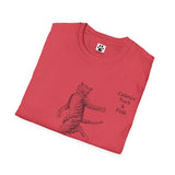 Cat Long Jump Unisex Softstyle T-Shirt
