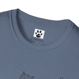 Cat Long Jump Unisex Softstyle T-Shirt