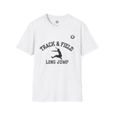 Track and Field T-Shirt with Long Jumper in Varsity Letters Design