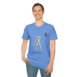 Soccer Cat Unisex T-Shirt - #GOALS from the Catletics Collection