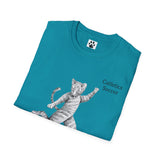 Cat Soccer Unisex Softstyle T-Shirt