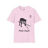 Pole Vaulter T-Shirt - Flying Over the Bar