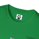 Cat Soccer Unisex Softstyle T-Shirt