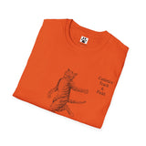 Cat Long Jump Unisex Softstyle T-Shirt