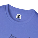 Cat Long Jump Unisex Softstyle T-Shirt