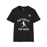Softball T-Shirt with Classic Varsity Lettering