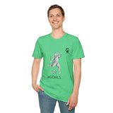 Soccer Cat Unisex T-Shirt - #GOALS from the Catletics Collection
