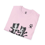 Soccer Kittens Unisex T-Shirt - Some Soccer Fun From the Catletics Collection