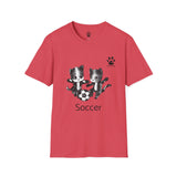 Soccer Kittens Unisex T-Shirt - Some Soccer Fun From the Catletics Collection