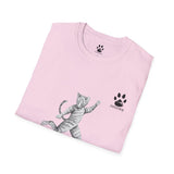 Soccer Cat Unisex T-Shirt - #GOALS from the Catletics Collection