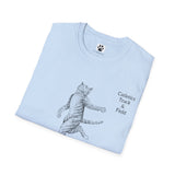 Cat Long Jump Unisex Softstyle T-Shirt