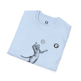 Cat Volleyball T-Shirt - Paws Out!