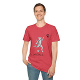 Soccer Cat Unisex T-Shirt - #GOALS from the Catletics Collection