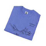 Soccer Cat Unisex T-Shirt