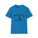 Track and Field T-Shirt with Long Jumper in Varsity Letters Design