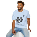 Soccer Kittens Unisex T-Shirt - Some Soccer Fun From the Catletics Collection