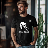 Pole Vaulter T-Shirt - Flying Over the Bar