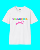 Volleyball Mom Softstyle T-Shirt - Colorful Tee for Supportive Moms