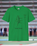 Cat Long Jump Unisex Softstyle T-Shirt