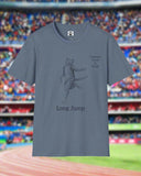 Cat Long Jump Unisex Softstyle T-Shirt