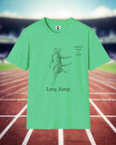 Cat Long Jump Unisex Softstyle T-Shirt