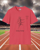 Cat Long Jump Unisex Softstyle T-Shirt