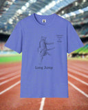 Cat Long Jump Unisex Softstyle T-Shirt