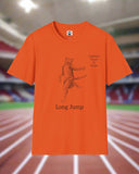 Cat Long Jump Unisex Softstyle T-Shirt