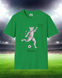 Cat Soccer Unisex Softstyle T-Shirt