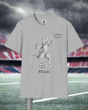 Cat Soccer Unisex Softstyle T-Shirt