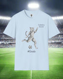 Cat Soccer Unisex Softstyle T-Shirt